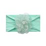 Designer Soft Wide Nylon Lace Flower Hair Band Knot Elastic Headband for Baby Girl