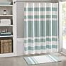 Desinger Printed Polyester Chambray Classic Shower Curtain