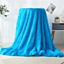 Different Color Super Soft Fluffy Throw Blanket