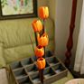 Direct 5 Heads Silk Tulip 100Cm Artificial Tulip Flower for Home Decoration