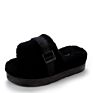 Direct Wool Slippers Plush Fleece Wool Fur Slippers