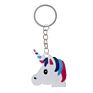 Diy Cute Fairytale Pvc Unicorn Keychain Multi-Style Horse Key Rings Holder Alloy Key Chain for Woman Girls Gift Jewelry