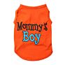 Dog Cotton Clothes Mommy's Boy Breathable Shirts Puppy T-Shirt for Small Dogs