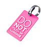 Don't Touch My Luggage Letters Print Luggage Tag T Soft Pvc Airplane Card Travel Baggage Tag