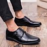 Double Monk Strap Slip on Loafer Leather Oxford Plain Toe Classic Casual Comfortable Men Dress Shoes