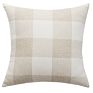 Drop Shipping Nordic Sofa Art Linen Yarn-Dyed Large Lattice Cushion Cover Pillowcase