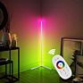 Dropshipping Nordic Modern Decorative 140Cm Remote Controlled Led Light Rgb Tripod Corner Floor Lamp for Living Room