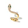 Earrings Jewelry 18K Gold Plated Snake Earring Set Ear Cuff Halloween Anime Stud Earring for Women Girl