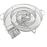 Easy Cleaning 201 304 Stainless Steel Perforated Mesh 12 Inch Hexagonal Smoke Generator Tube Smoker Tube with Wood Pellet