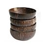 Eco-Friendly Natural Coconut Shell Bowl with Spoon Wood Fruit Mixing Salad Coconut Bowl