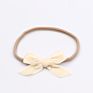 Elastic Velvet Bow Headband European and American Retro Baby Hair Accessories Pure Color Knotted Non-Marking Headband