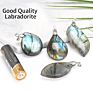 Elegant Natural Irregular Labradorite Pendant Necklaces Energy Stone Women Men Healing Lucky Necklace Grey Moonstone Jewelry