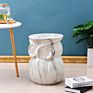 Elephant or Owl Animal Shaped Ceramic Flower Stand/Shoe Changing/Dressing Drum Stool Living Room/Bedroom/Entrance Modern Stooln