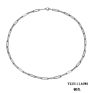 Emanco Cuban Paperclip Link Chain Choker Necklace Women Jewelry Steel Stainless Steel Necklaces