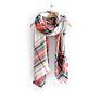 European and American Cashmere Scarf Wool Soft Lattice Scarf For