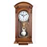 European Battery Operated Antique Grandfather Wall Mounted Wood Vintage Pendulum Wall Clock