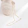 F965 Minimalist Jewellery Necklaces Choker 925 Sterling Silver Bobble Chain Satellite Necklace