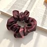 Fabric Linen Plaid Designer Hair Scrunchies Famous Brands Hair Ties Sets Elastic Hair Bands Accessories for Women Girls