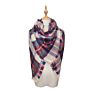 Fall Thick Tartan Scarf Oversized Blanket Soft Warm Shawl Classic Plaid for Women