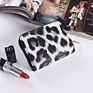 Fashionable Leopard Animal Designer Zipper Coin Purses Card Holder Short Wallet Zip around Women Leather Wallet