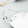 Fashionable Metal Butterfly Hair Accessories Elegant Double Gold Plated Butterfly Headband for Woman
