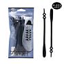 Fast Delivery Shoelaces Silicone for Adults Shoelace No Tie Rubber Shoelaces Accept Free Sample Silicone round Lace 14Pcs