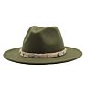 Fedora Hats for Women Cowboy Hat Felt Western Ladies Stageholidsy Party Wide Brim Jazz Cap Sombreros Para Mujeres Gorra