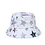 Fisherman Hats for Men and Women Reversible Bucket Hats Star Printed Outdoor Bucket Hat Sun Cap