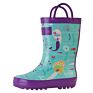 Fishing Gumboots Girls Waterproof Kids Footwears with Handle Made Rubber Rain Boots for Children