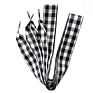 Flat Plaid Cotton Shoelaces Female 2.5 Cm Wide Ribbon Shoe Lace for Boot Sneaker 120 Cm