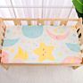 Floral Printed Organic Muslin Baby Bed Cotton Crib Sheets