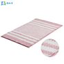 Fmt Ready to Ship Bathroom Shower Rugs Absorbent Chenille Stripe Bath Mat Set
