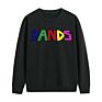 French Terry Cotton Fabric Chenille Embroidery Logo Oversized Mens Sweatshirts