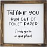 Funny Farmhouse Decor Sign Cute Guest Bathroom Decor Wall Art