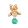 Funny Stuffed Plush Animal Baby Pacifier Holder Toy with Clip Detachable Elephant Monkey Pacifier Toy