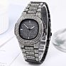 Geneva Diamond round Wrist Watch 18K Gold Men Women Luxury Watch All-Match Quartz Watch