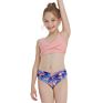 Girls Swimsuit High Waisted Two Pieces Bikini Set Swimwear Pink Bathing Suits