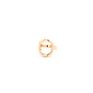 Glossy Metal Geometric Oval Shape Hollow Ring Personality Simple Lines Punk Style Hexagonal Gold Color Finger Ring Women Jewelry