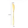 Gold/Silver 2-Tine Appetizer Dessert Forks Salad Cake Cocktail Tasting Forks and Knife Tableware for Party Banquet Birthday Wed