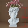 Gothic Resin David Head Resin Sculpture Penholder for Model Home