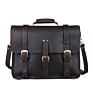 Great Large Office Man Genuine Leather Crossbody Bag Crazy Horse Leather Travel Messenger Bag for Men