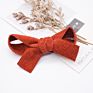 Hair Accessories for Kids Bow Corduroy Fabric Knot Bows Hair Clips for Girls