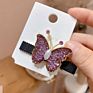 Hair Accessories Girls Duckbill Clip Women Pearl Rhinestone Butterfly Hair Clip