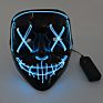 Halloween Mask Neon Led Light up Mask for Festival Cosplay Halloween Costume Masquerade Parties,Carnival,Gifts