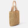 Hand-Woven Large Ladies Shoulder Bag Handbag Straw Beach Bag Travel Market Tote with Zipper for Women