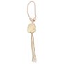 Handmade Natural Rose Quartz Healing Crystals Hanging Car Ornament Decor Home Indoor Decoration Ornaments for Christmas Party