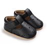 Hardsoled Baby Toddler Shoes 0-1 Year Boys and Girls Pu Leather Casual Toddler Shoes with Soft Soled Non-Slip