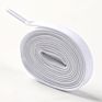 Hdcrafter Classic Black-And-White Single and Double-Layer Polyester Flat Shoelaces