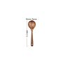 Healthy Non Stick Solid Durable Home Kitchen Serving Spoon Spatula Hanging Teak Wood Spatula Cooking Utensils Set