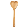 Heart Shape Kitchen Utensil Bamboo Wooden Serving Mixing Spoon for Cooking